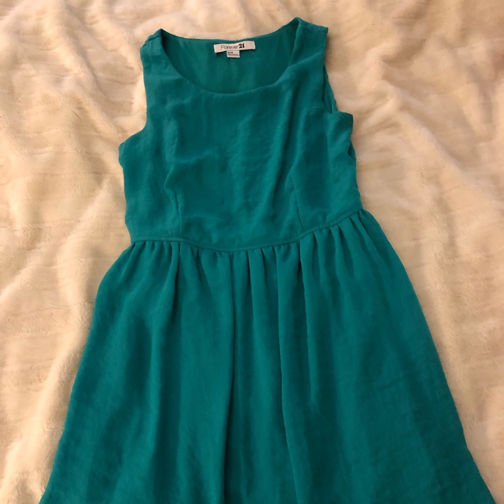 Forever 21 Teal Dress